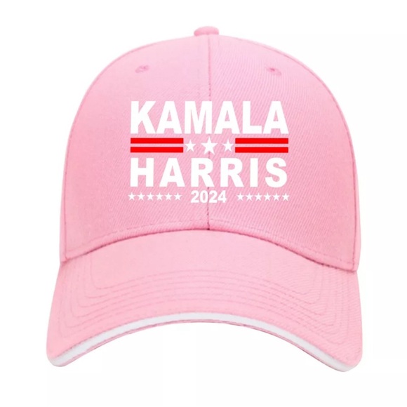 Kamala Harris 2024 Pink Adjustable Baseball Cap - Picture 13 of 14